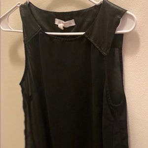 BCBG Women’s Sheer Black Top